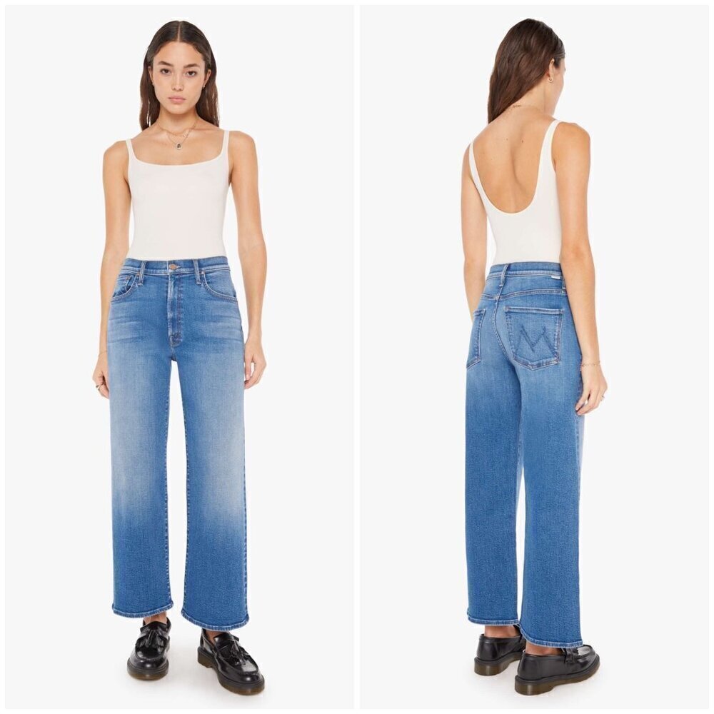 Mother The Dodger Ankle Jeans ~ Work Hard Play Hard 32 Nwt